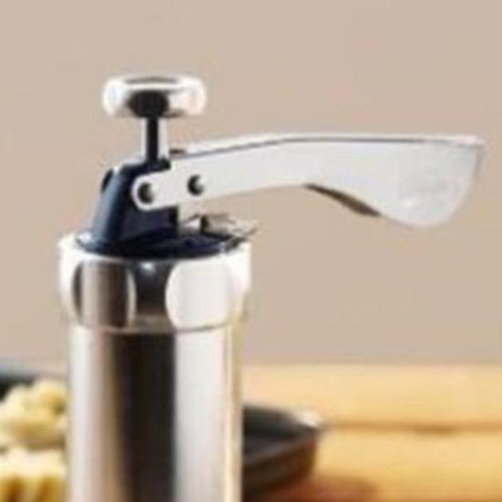 1 Set Non-stick Cookie Press Maker Food-grade Stainless Steel Sweet Pastry Biscuit Maker Set Kitchen Accessories