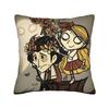 Pillow Cover Don't Starve Maxwell Thinking  Kawaii Pillow Case For Couch Sofa Bedroom Pillowcases