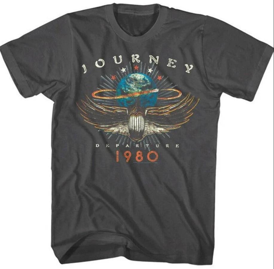 Vintage 1980 Journey Departures Album Tour 1980 T-shirt size S-5XL M
