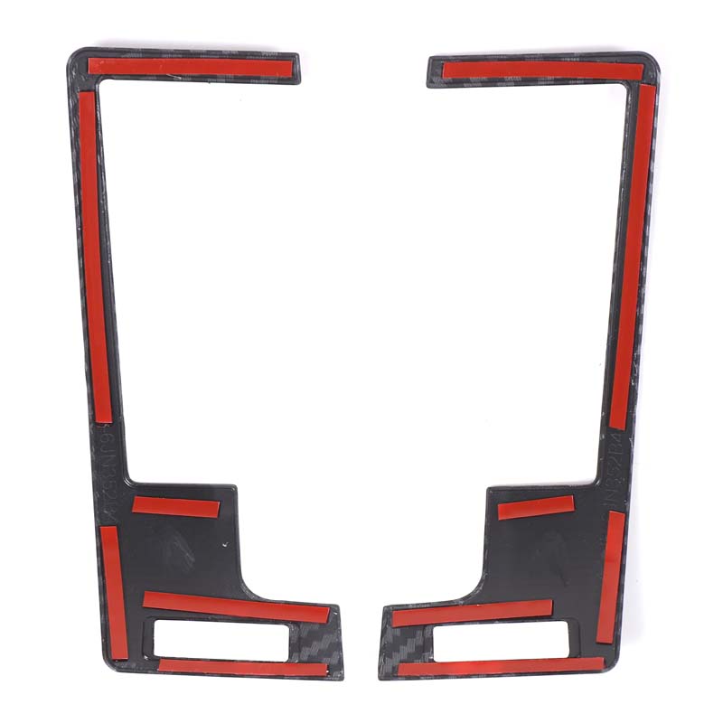ABS Carbon Fiber For Nissan 350Z 2003-2006 Car Center Console Dashboard Air Outlet Decorative Frame Sticker Car Accessories