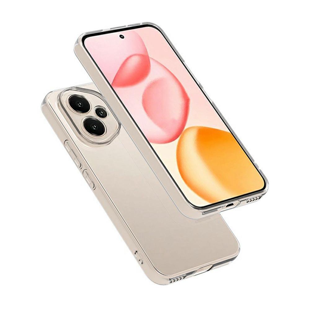 Pro Honor 400 5G (Globální) Ultra tenký flexibilní TPU průhledný kryt na telefon