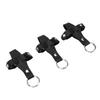 3PCS     Bag Pouch with Tee Holder PU Leather Waist Hanging     Holder Pouch for Outdoor Black