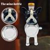 Funny French Whiskey Bottle,3D Engraved Shaped Whiskey Glasses,Dog Whiskey Wine Glass Bottle,Fanyil Eaglory,Unique Wine Decanter,for Men
