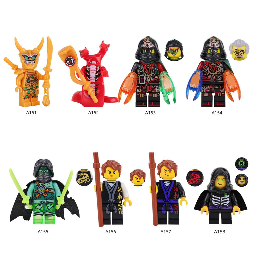 Ninja Serie Kunststoffbausteine Kinder DIY Spielzeugset für kreatives Spielen und Lernen