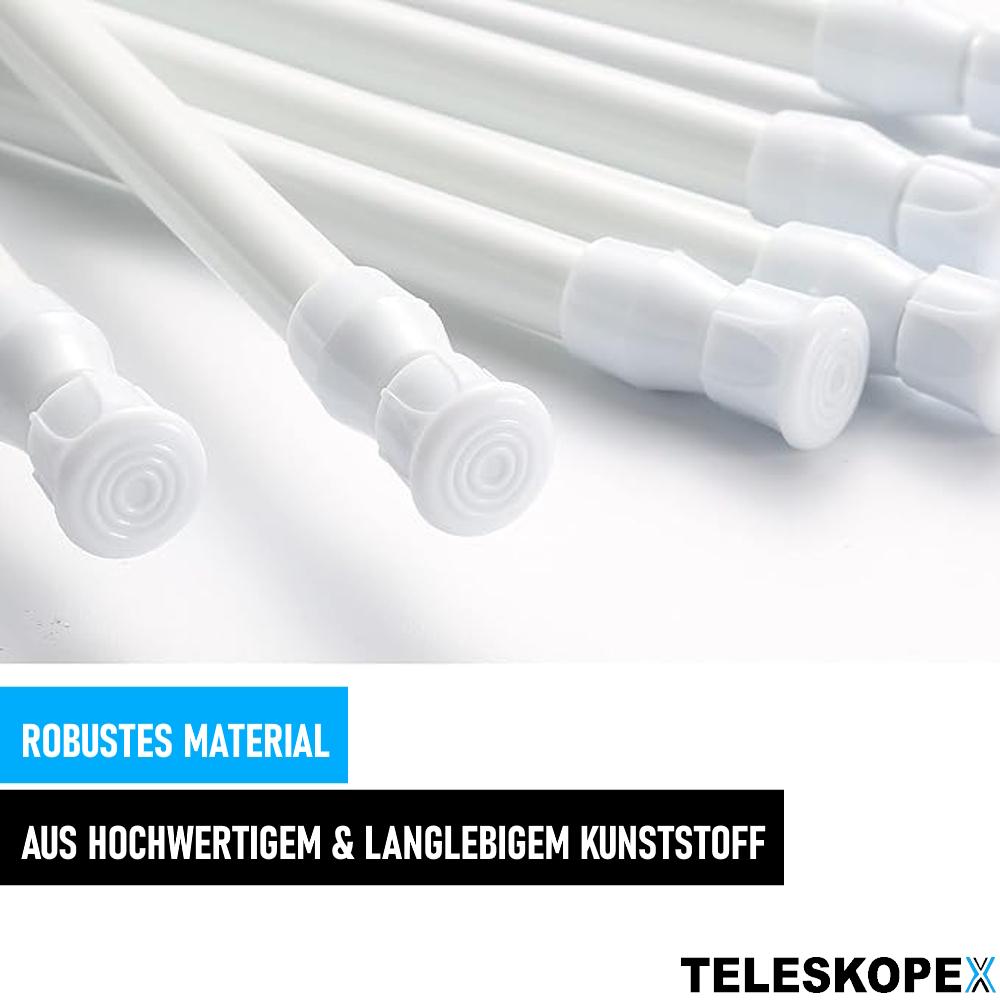 TELESKOPEX 6pcs Telescopic Rod Cabinet Rods Clamping Rod Tension Rods Cabinets
