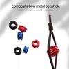 Bow Metal Peephole Easy Installation Archery Peep Sights Compound Bow Aluminum