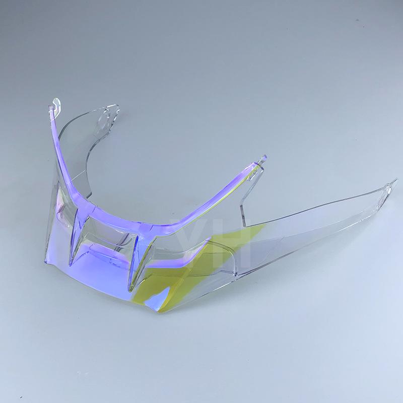 R50S Spoiler zadního křídla helmy, Vícebarevný, Nedestruktivní instalace