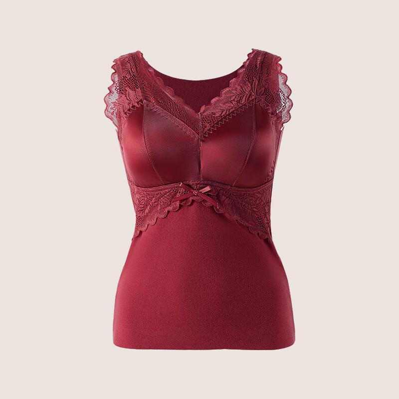 Miling Thermal Lace Seamless Vest with Pads