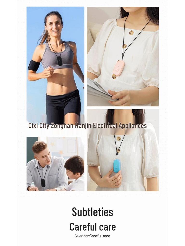 Wearable Mini Negative Ion Air Purifier Necklace