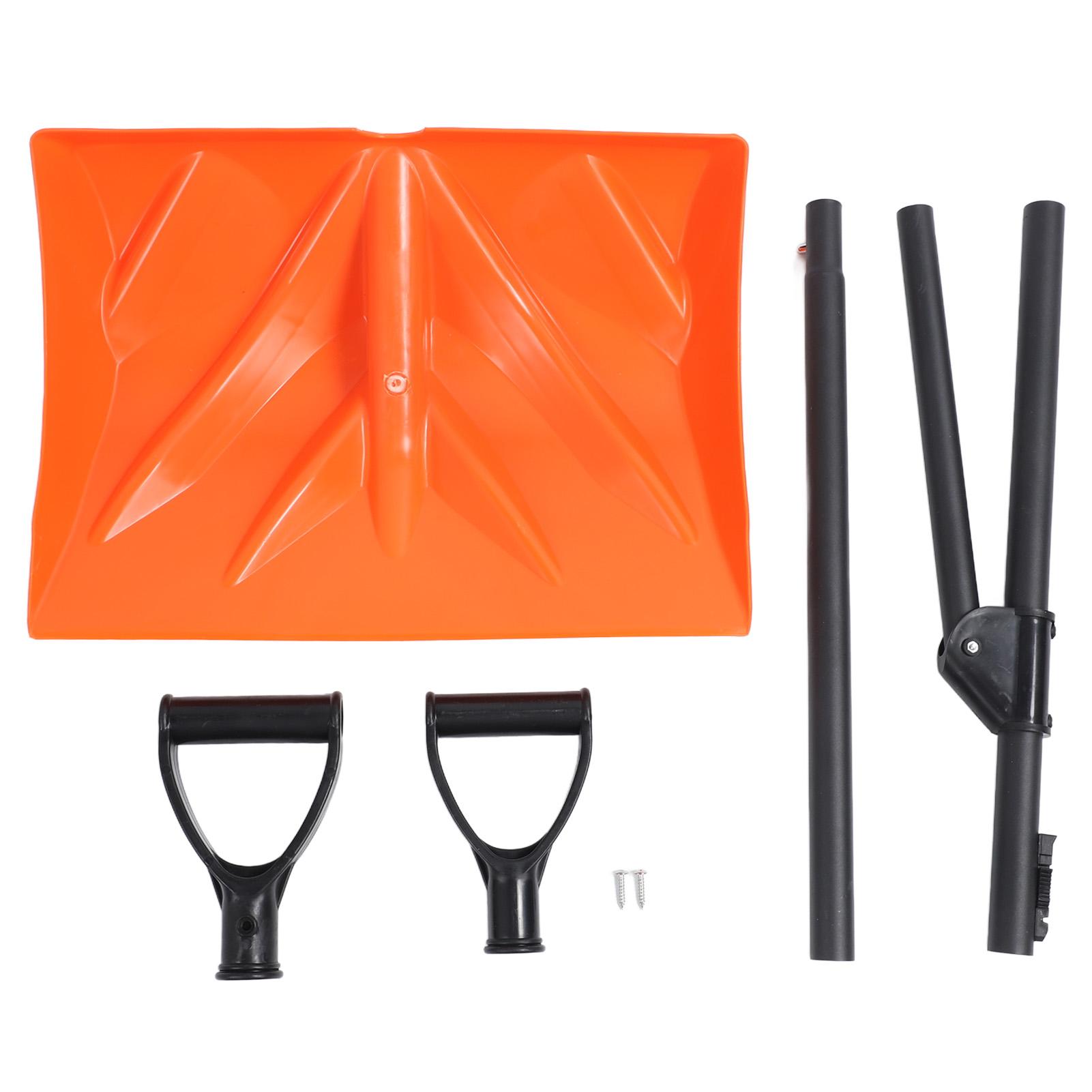 Snow Shovel Dual Purpose Portable Effort Saving Anti Slip Handle Snow Removal Shovel for Outdoor Garden
