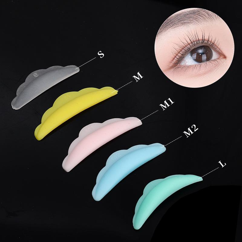 Sunflower Edge Silicone Eyelash Perm Pads - 5 Pairs, Lash Extension Tool