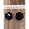 Velvet Ring Box, Hexagon 3 Slots Triple Slot Ring Box, Wedding Day Ring Box For Wedding Ceremony Wedding Ring Holder Ring Box