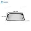 304 Stainless Steel Perforated Steamer Trays (5-Pack)