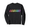Pride Rainbow Butterfly LGBTQ Empowering Fun Men Women Gay Sweatshirt