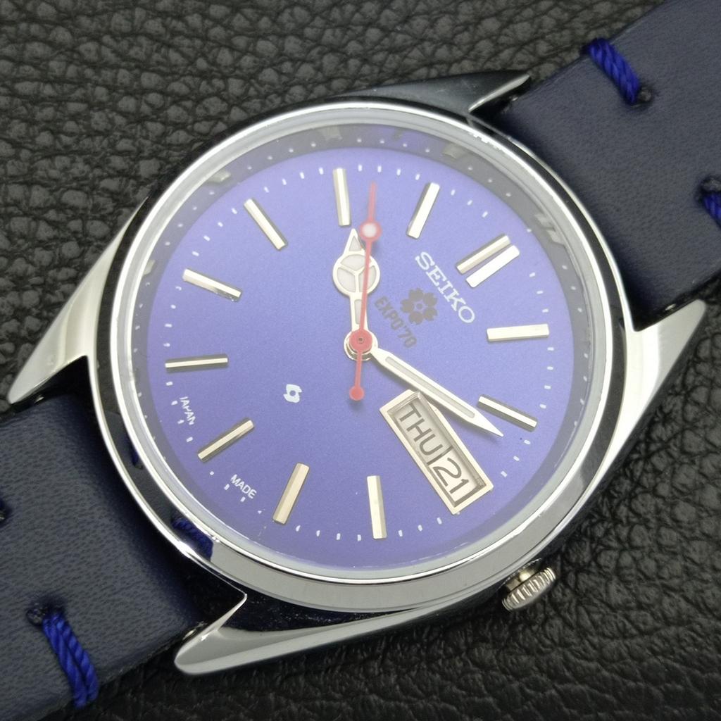 REFURBISHED VINTAGE SEIKO EXPO 70 AUTOMATIC 6309A JAPAN MENS WATCH a441912-1
