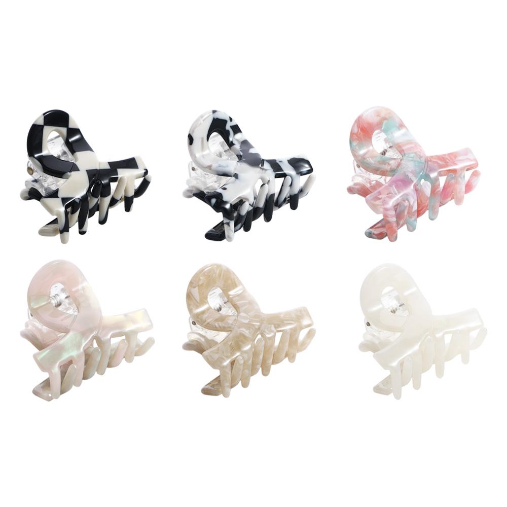 Child Hairpin Printing Hair Catch Clip Checkerboard Small Hair Claw Women Hair Accessories Cute Hairpin Korean Style Barrette