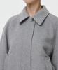 Musinsa Standard Woman Women'S Wool Blend Blouson Jacket [Grey]
