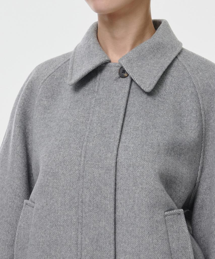Musinsa Standard Woman Women'S Wool Blend Blouson Jacket [Grey]