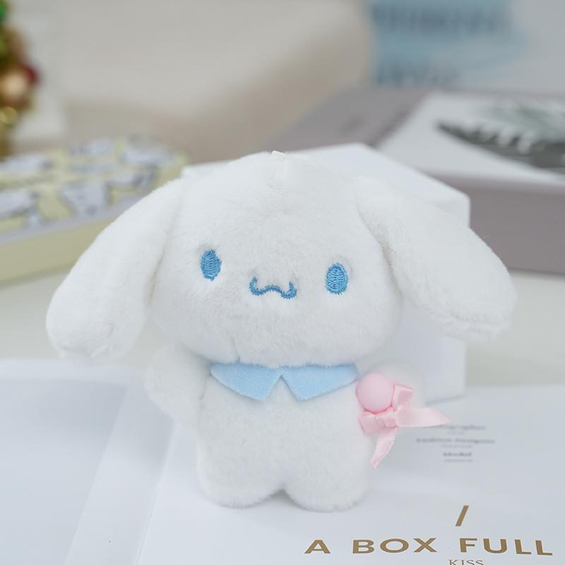 Adorable Lollipop Series Plush Keychain Cinnamoroll Kuromi Melody Plush Toy