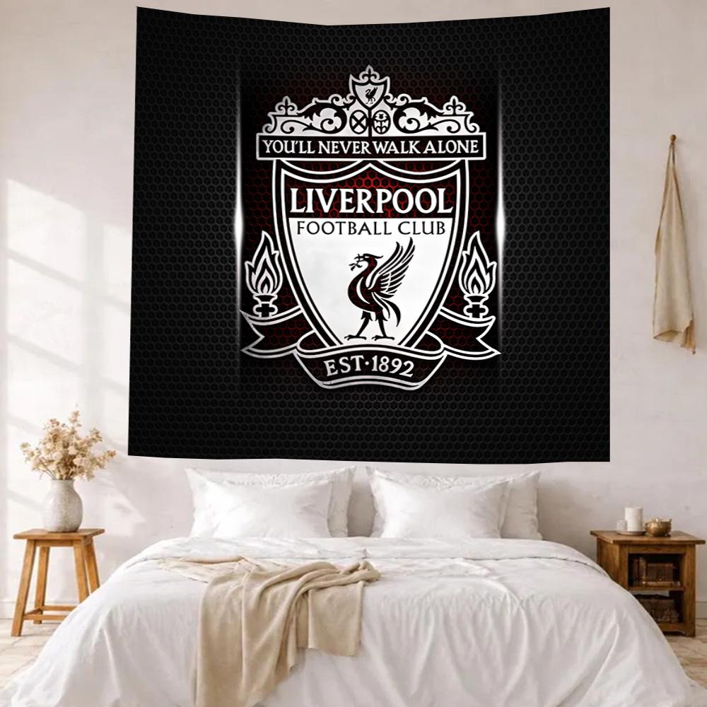 Liverpool Football Club Nástěnná dekorace Gobelín Umění pro památku mazlíčka Narozeniny Svatba Pozadí pro párty Rodinný dárek