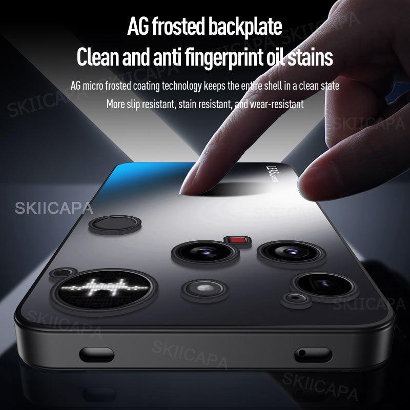 Nárazuvzdorný matný kryt pro Nothing Phone 3 AG Matný tvrdý nárazník Zadní kryt pro Nothing Phone3 Odolný proti otiskům prstů Funda A024