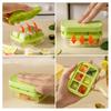 Silicone Ice Cube Tray with Lid Easy Release Mini Square Ice Mold for Freezer BPA-Free Stackable Ice Cube Maker Home Bar Essential