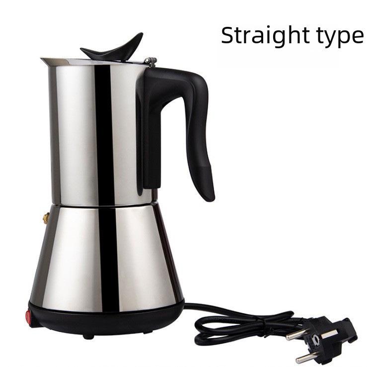 Stainless Steel Electric Moka Pot Espresso Maker