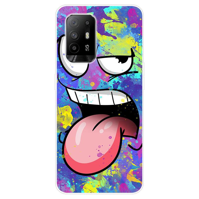 SEAHAI Cover Per Oppo A94 5G – Custodia In Silicone TPU Con Glitter Oro Rosa – Ultra Sottile E Antiurto