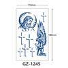 Herbal Tattoo Stickers, Juice Tattoo Stickers, Semi-Permanent English Letter Tattoo Stickers Tattoo