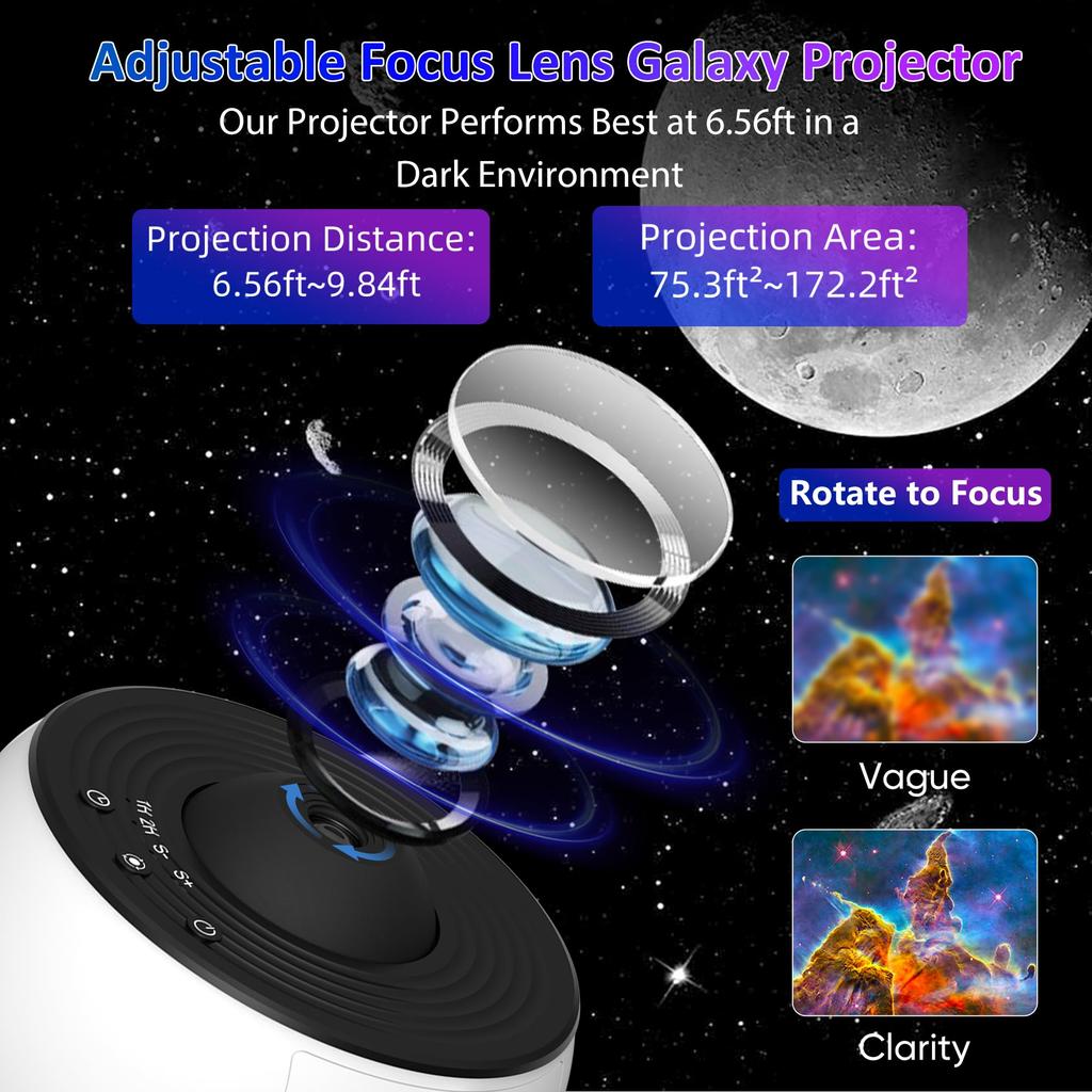 Planetarium Projector, 13 in 1 Star Projector Realistic Starry Sky Night Light Lamp