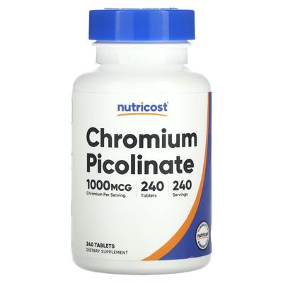 Chromium Picolinate, 1,000Mcg, 240 Tablets