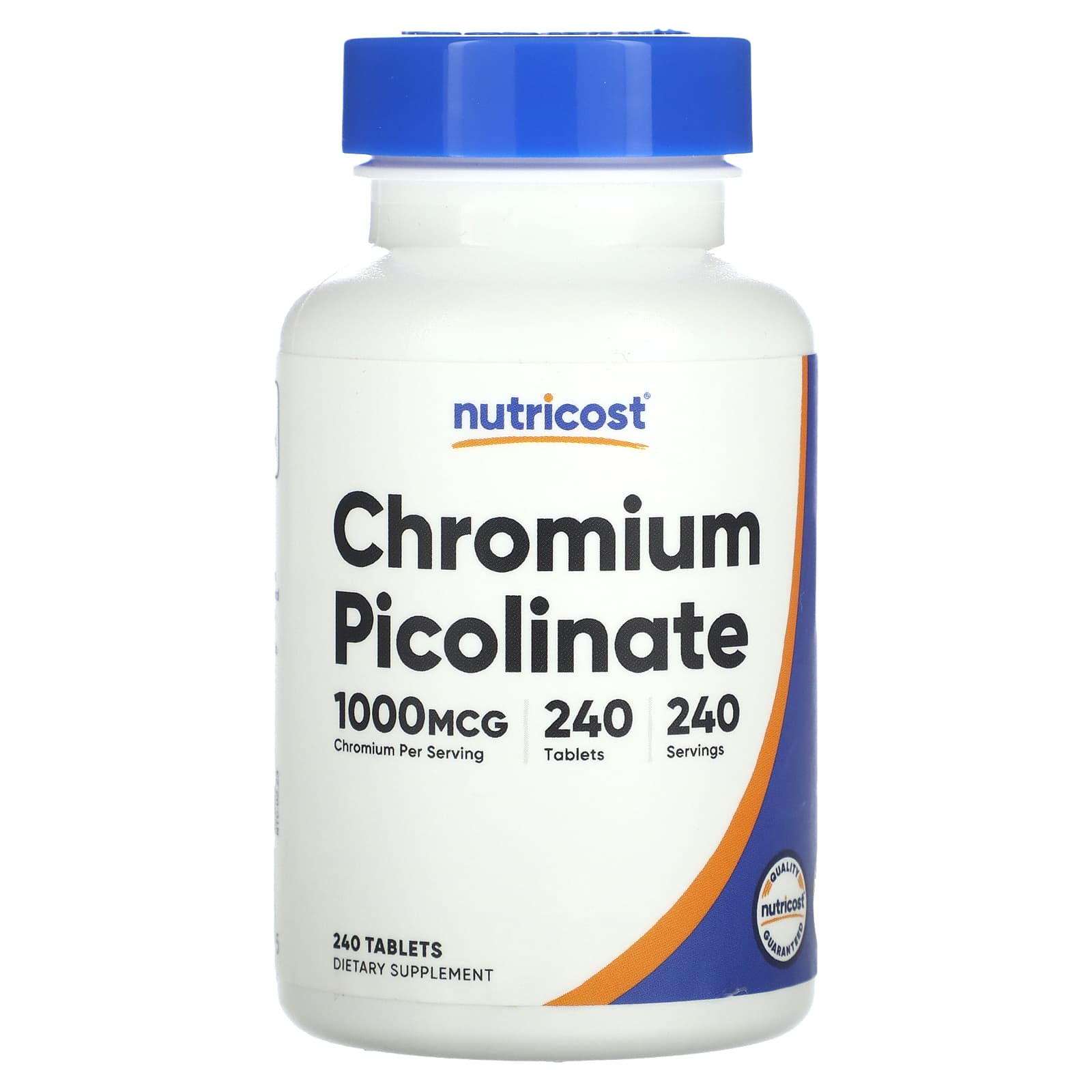 

Chromium Picolinate, 1,000Mcg, 240 Tablets