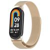 Suitable for Mi-Band 8 Smartwatch Adjustable-Band Strap Stainless Steel Wristband Bracelet Wear-resistance Milanese-Loop