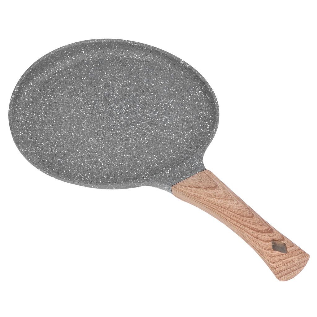 Frying Pan with Magnetic Base Rapid Heat Conduction Prevents Stick Aluminium Alloy Pancake Pan for