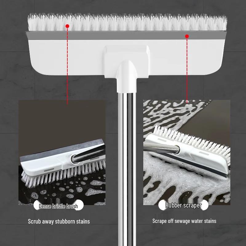 Long Handle Hard Bristle Floor Cleaning Brush