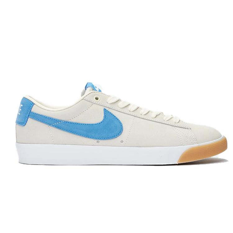 New Nike Sb Blazer Low Pale Ivory Pacific Blue 704939-103