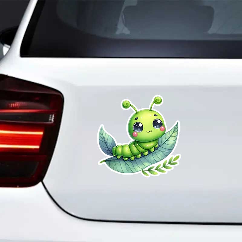 Cute Bugs & Animals Waterproof Stickers for Car Windows Rear Windows & Bumpers Children's Room Decorations HE115