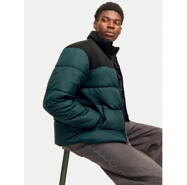 Winter Jacket Jack&Jones Moon 12256859, Green, Standard Fit