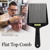Handle Styling Tool Barber Hair Cutting With Liquid Balance Flat Top Comb Short Hair Trimming