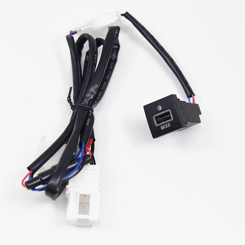 QC3.0 Car Fast Charger Socket USB Port Charging Adapter Fits for Golf Jetta