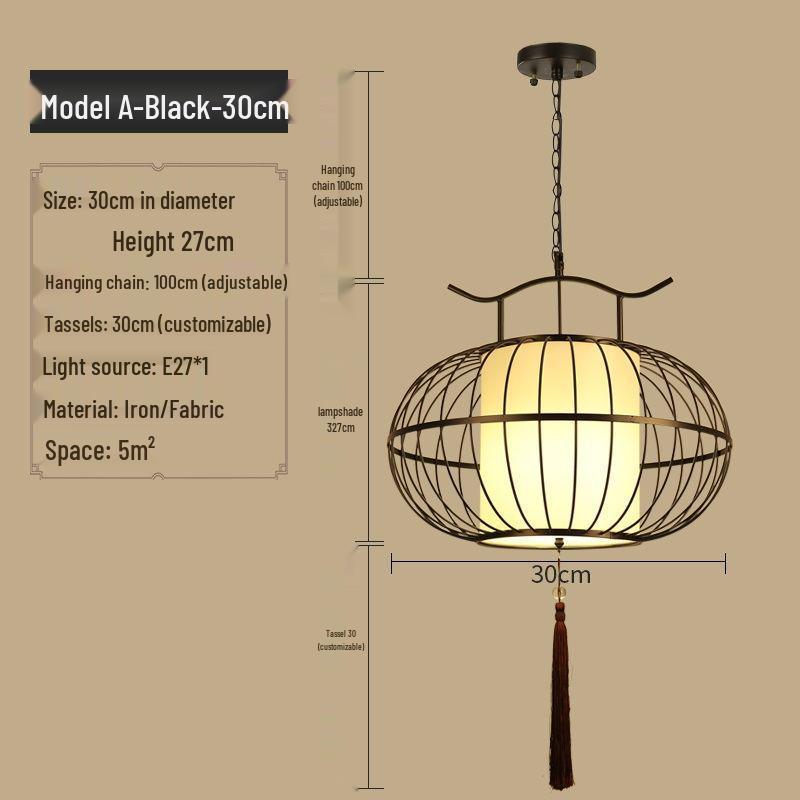 

Люстра-клітка: Ретро китайський стиль для ресторанів, барів та чайних