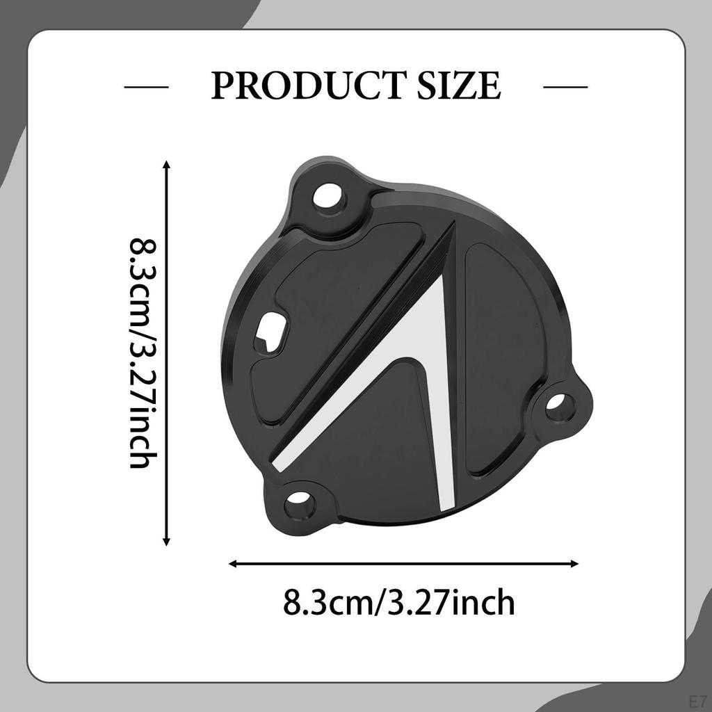 Motorcycle Engine Stator Guard Cover Simple Installation Replace Parts Protector Crap Flap