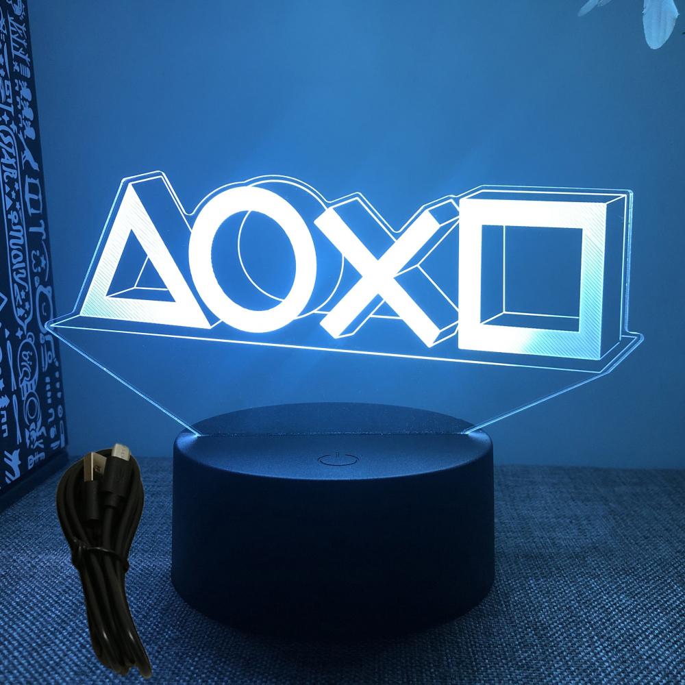 

NEON GAMER 3D Lamp LED Night Light Gaming Setup RGB Children s Lamps Gamer Room Decoration Bedroom Table Lamp Personalized Gifts