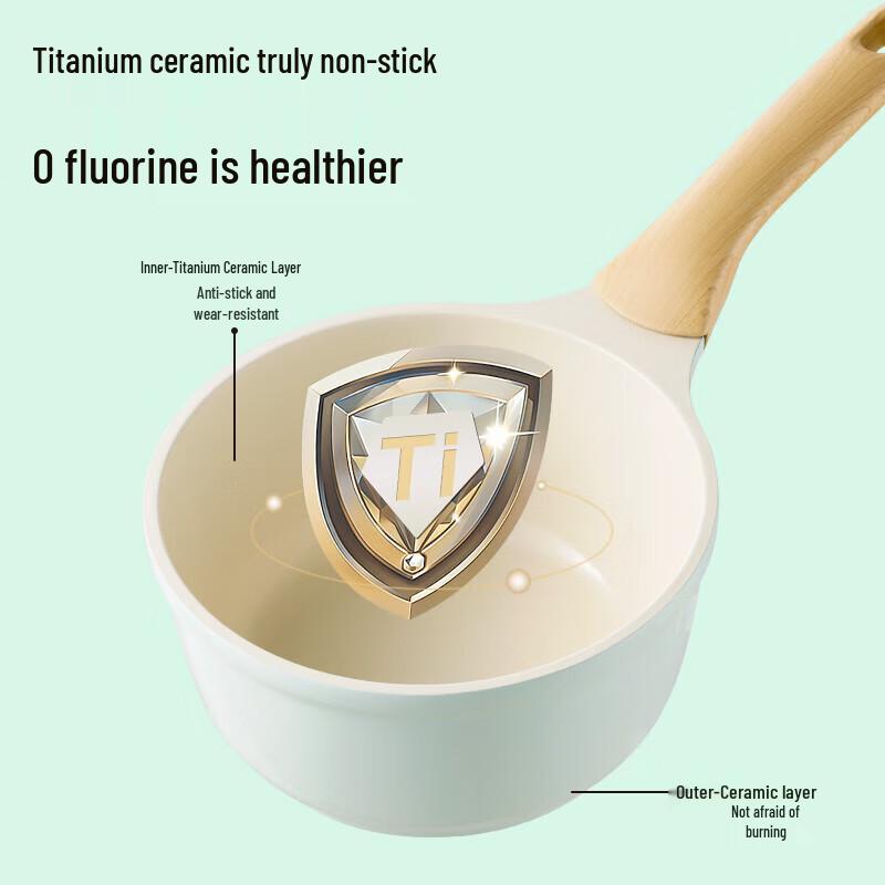 Chui Da Huang 18cm Celadon Non-stick Milk Pot