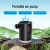 Przenośna elektryczna pompka do pompowania z oświetleniem do materacy powietrznych, kół do pływania i sof