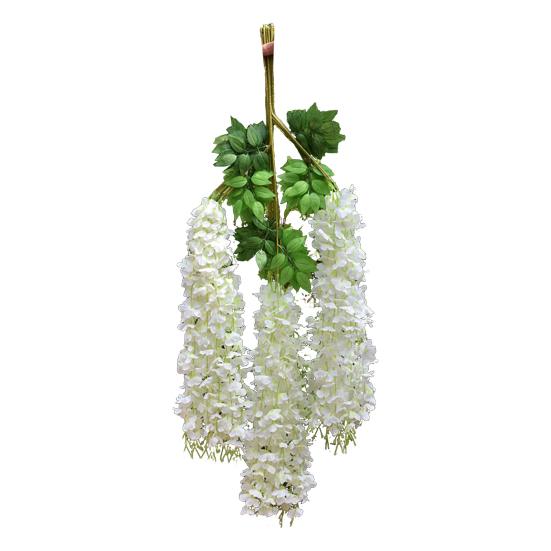 Artificial Wisteria Vine Indoor Outdoor Wall Hanging Fake Silk Flower Garland Home Wedding Party Festival Simulated Floral Decoration