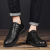 Business men's shoes Retro fashion casual style Outdoor street walking Daily office Handsome and versatile adult shoes Hot