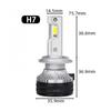 K7C 4300K H7 H4 H11 Led Lamp 3 Copper Tube Led