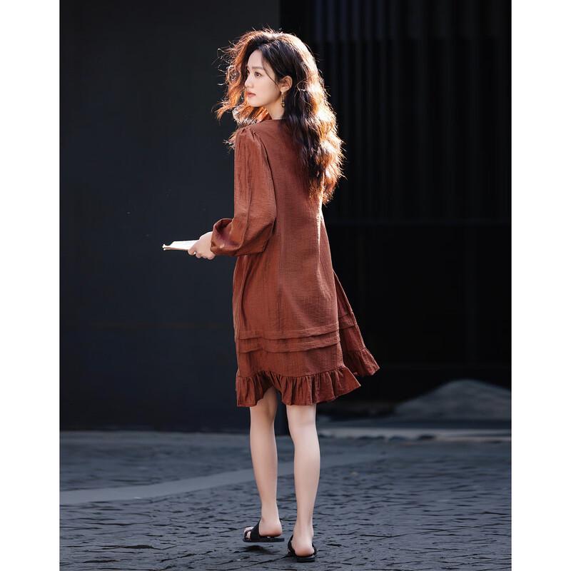 Elegant Lyocell Pleated A-Line Midi Dress