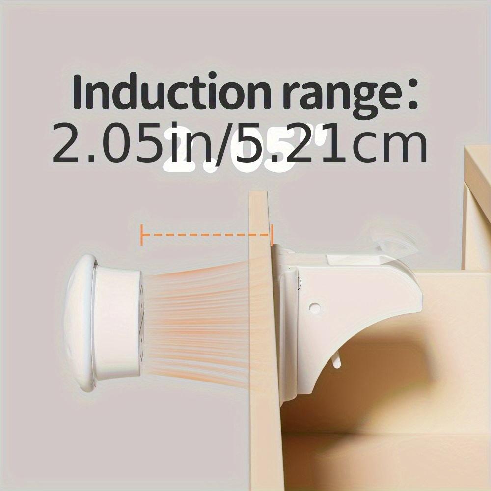 2/4 Locks + 1 Key, Child-Proof Magnetic Locks for Cabinets And Drawers, Invisible Multifunctional Locks.